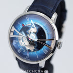 ARNOLD & SONS WORLD TIME GLOBETROTTER STEEL 45MM 1WTAS.U01C.C153S