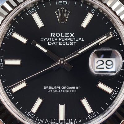 2024 ROLEX DATEJUST BLACK DIAL 41MM 126334