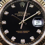 2022 ROLEX DATEJUST TWO TONE YELLOW GOLD AND STEEL BLACK DIAL 41MM 126333