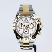 2021 ROLEX DAYTONA COSMOGRAPH TWO-TONE WHITE DIAL 40MM 116503