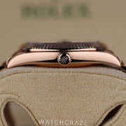 2020 ROLEX DAY-DATE SUNDUST DIAL BAGUETTE 40MM 228235
