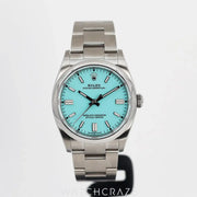 2024 ROLEX OYSTER PERPETUAL TIFFANY BLUE 36MM 126000