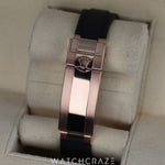 2022 ROLEX YATCHMASTER ROSE GOLD DIAMOND DIAL 37MM 268655