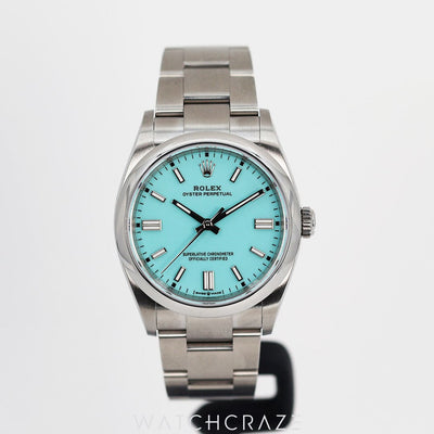 2024 ROLEX OYSTER PERPETUAL TIFFANY BLUE 36MM 126000