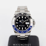 2021 ROLEX GMT MASTER II BLACK DIAL 40MM “BATMAN” 126710BLNR