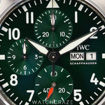 2022 IWC PILOTS WATCH CHRONOGRAPH GREEN DIAL 40MM IW388104