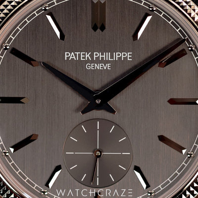 2023 PATEK PHILIPPE CALATRAVA WHITE GOLD DIAL 39MM 6119G-001