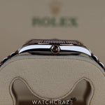 2024 ROLEX DATEJUST TWO TONE ROSE GOLD AND STEEL BROWN DIAL 41MM 126331