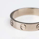 CARTIER LOVE WEDDING BAND WHITE GOLD SIZE 52