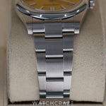 2021 ROLEX OYSTER PERPETUAL YELLOW DIAL 41MM 124300