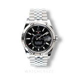 2022 ROLEX SKY-DWELLER BLACK DIAL 42MM 336934 STAINLESS STEEL