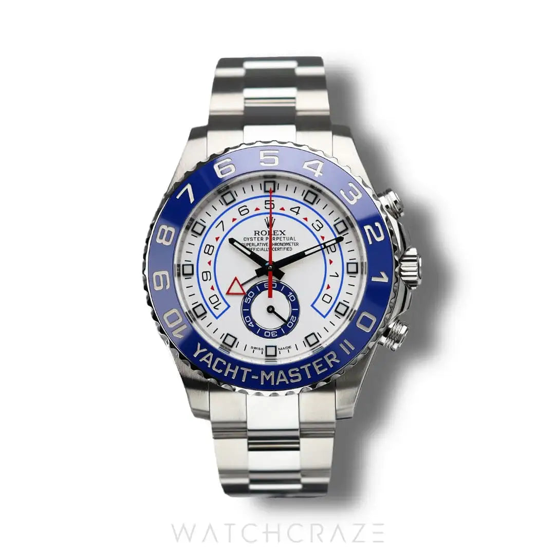 2017 ROLEX YACHT-MASTER WHITE DIAL 44MM 116680