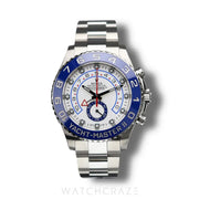 2017 ROLEX YACHT-MASTER WHITE DIAL 44MM 116680