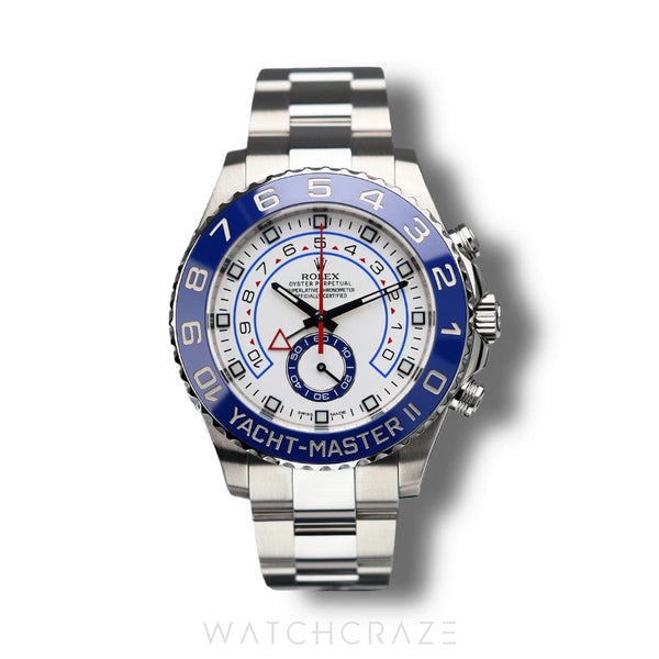 2017 ROLEX YATCHMASTER WHITE DIAL 44MM 116680