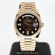 2021 ROLEX DAY-DATE 36 ‘BROWN-OMBRÉ’ 36MM 128235