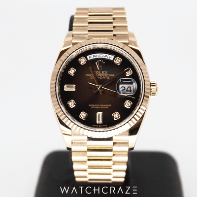 2021 ROLEX DAY-DATE 36 ‘BROWN-OMBRÉ’ 36MM 128235