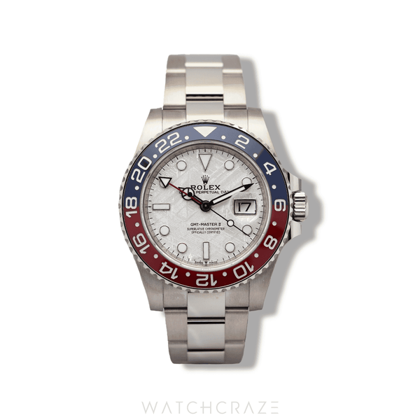 2025 ROLEX GMT-MASTER II WHITE GOLD METEORITE DIAL 40MM 126719BLRO