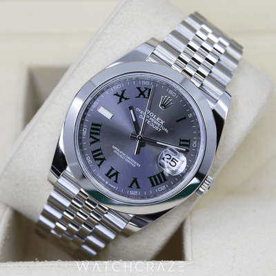 2023 ROLEX DATEJUST WIMBELDON SMOOTH JUBILEE 41MM 126300