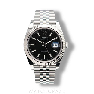 2020 ROLEX DATEJUST BLACK DIAL 41MM 126334