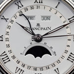 2018 BLANCPAIN VILLERET WHITE DIAL 40MM 6654A112755B