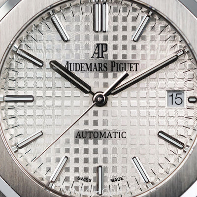 2019 AUDEMARS PIGUET ROYAL OAK SELFWINDING 15450ST WHITE DIAL 37MM