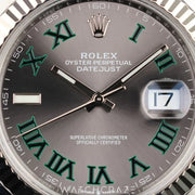 2022 ROLEX DATEJUST WIMBLEDON DIAL 41MM 126334
