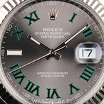 2025 ROLEX DATEJUST WIMBLEDON DIAL FLUTED BEZEL OYSTER BRACELET 41MM 126334