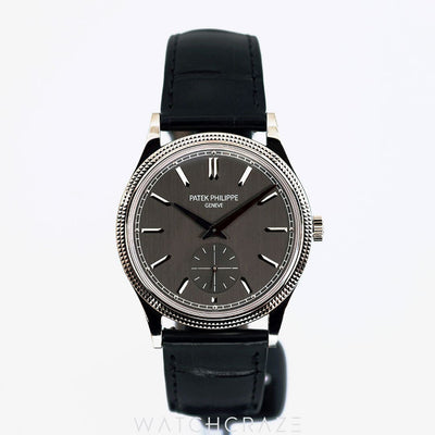 2023 PATEK PHILIPPE CALATRAVA WHITE GOLD DIAL 39MM 6119G-001