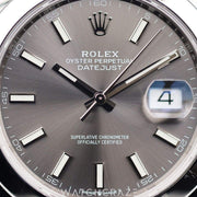 2022 ROLEX DATEJUST GREY DIAL 41MM 126300