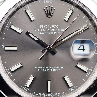 2022 ROLEX DATEJUST GREY DIAL 41MM 126300