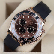2022 ROLEX DAYTONA ROSE GOLD CHOCOLATE DIAL 40MM 116515LN