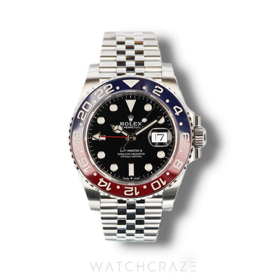 2021 ROLEX GMT MASTER II PEPSI 40MM 126710BLRO