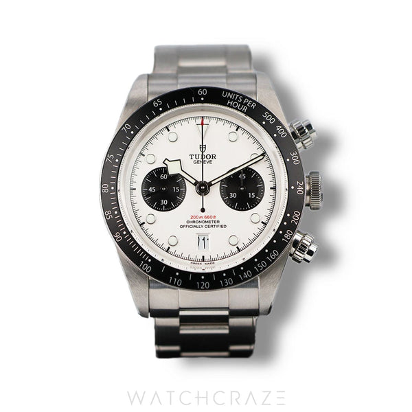 2021 TUDOR BLACK BAY CHRONO WHITE DIAL 41MM 79360N