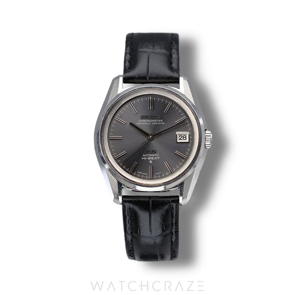 SEIKO KING HI-BEAT CHRONOMETER BLACK DIAL 36MM 4006-7012