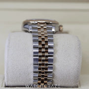 2022 ROLEX LADY-DATEJUST GREEN TWO TONE ROSE GOLD 28MM
