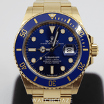 2022 ROLEX SUBMARINER DATE FULL GOLD ‘BLUESY’ 41MM 126618LB