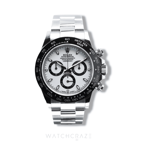 2022 ROLEX COSMOGRAPH DAYTONA WHITE DIAL PANDA 40MM 116500LN