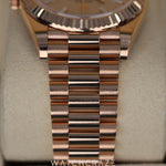 2022 ROLEX DAY-DATE SUNDUST BAGUETTE  DIAMOND MARKERS 40MM 228235