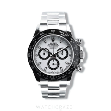2020 ROLEX COSMOGRAPH DAYTONA WHITE DIAL PANDA 40MM 116500LN