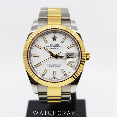 2022 ROLEX DATEJUST TWO-TONE 41MM 126333