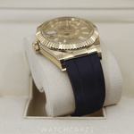 2021 ROLEX SKY-DWELLER OYSTERFLEX CHAMPAGNE DIAL 42MM 326238