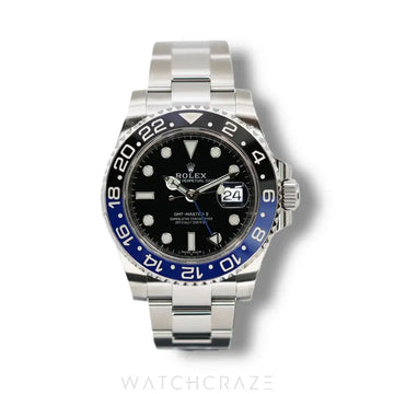 2021 ROLEX GMT MASTER II BATMAN 40MM 126710BLNR