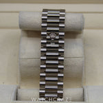 2023 ROLEX DAY-DATE PRESIDENT WHITE GOLD DIAMOND PAVE SAPPHIRES DIAL 40MM 228239