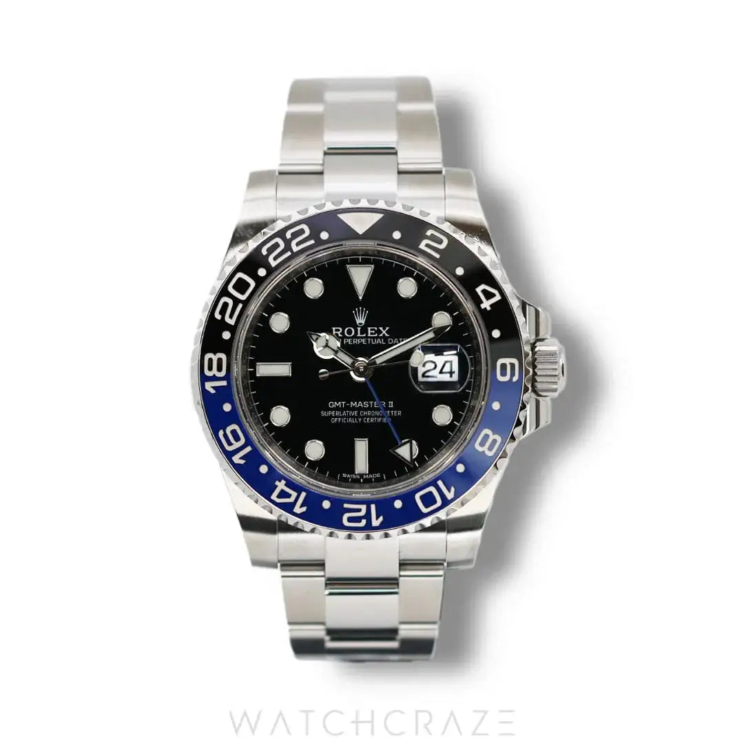 2018 ROLEX GMT MASTER I BATMAN 40MM 126710BLNR