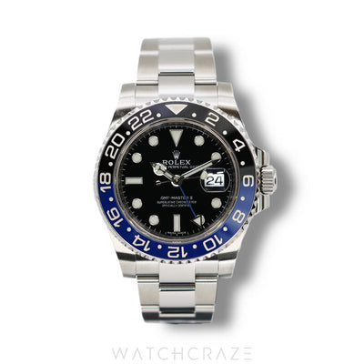 2022 ROLEX GMT MASTER II “BATMAN” 40MM 126710BLNR