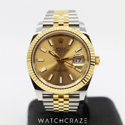 2023 ROLEX DATEJUST GOLD 41MM 126333