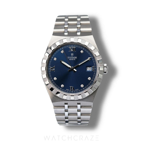 2020 TUDOR ROYAL BLUE DIAL DIAMOND MARKERS 41MM 28500
