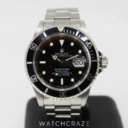 1996 ROLEX SUBMARINER DATE 40MM 16610