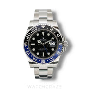 2024 ROLEX GMT-MASTER 2 ‘BATMAN’ OYSTER BRACELET 40MM 126710BLNR