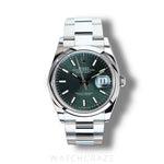 2024 ROLEX DATEJUST GREEN DIAL 36MM 126200